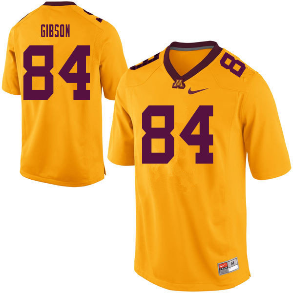 Men #84 Erik Gibson Minnesota Golden Gophers College Football Jerseys Sale-Yellow